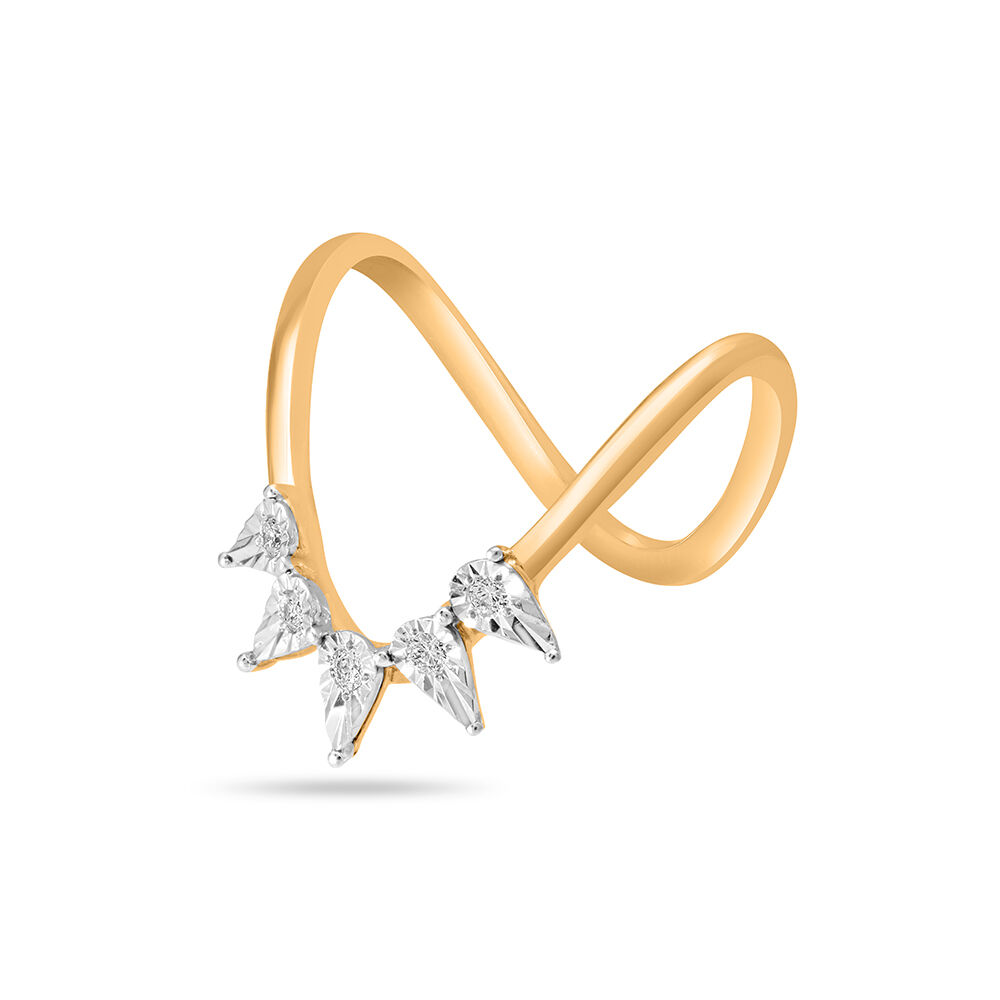 Gold Finger Rings Designs For Women Popular Vanki Ungaram Collections F24679