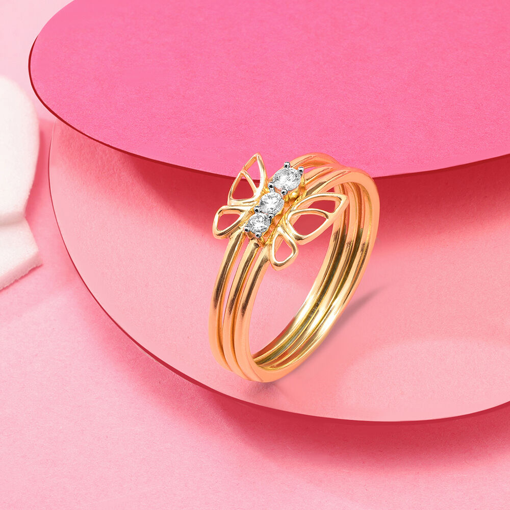Buy Simple Design Daily Use Plain Finger Ring One Gram Gold Plated  Jewellery Online