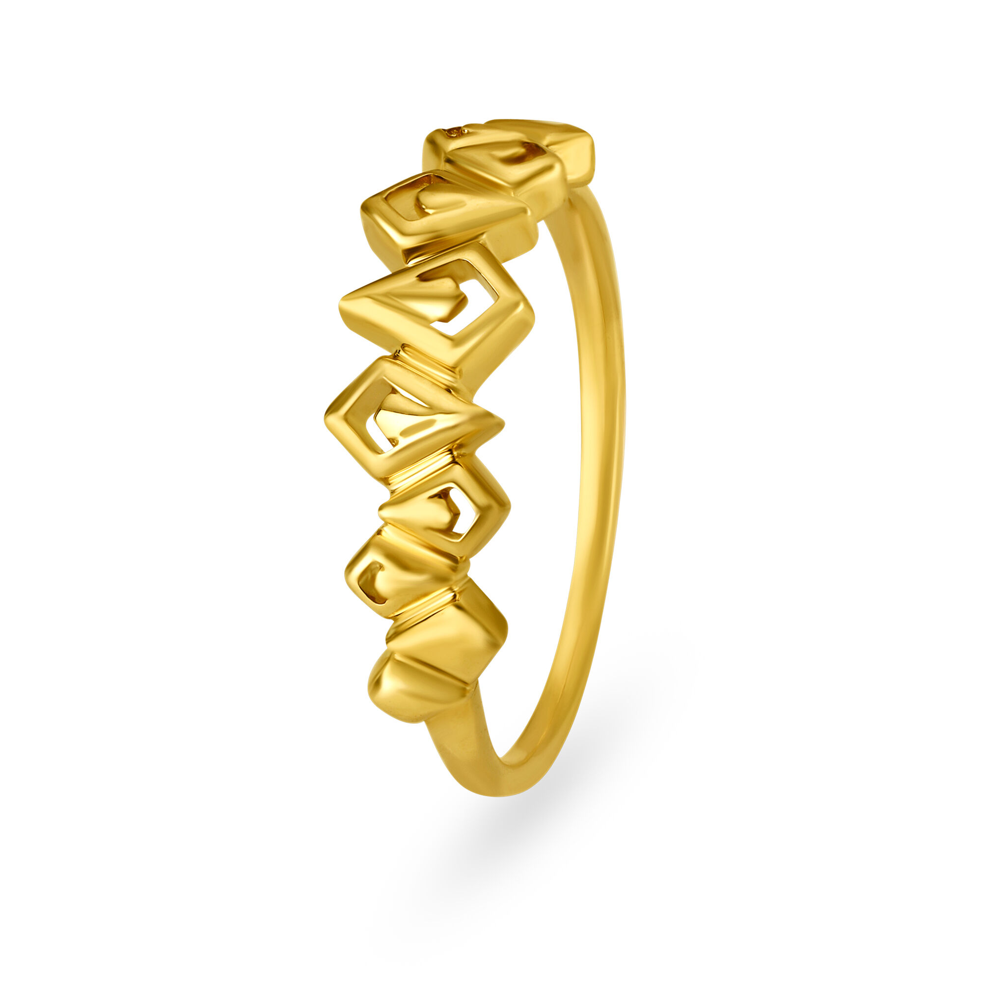 Tanishq 22KT Yellow Gold Finger Ring with Floral Design | Gold ring designs,  Gold jewelry fashion, Jewelry