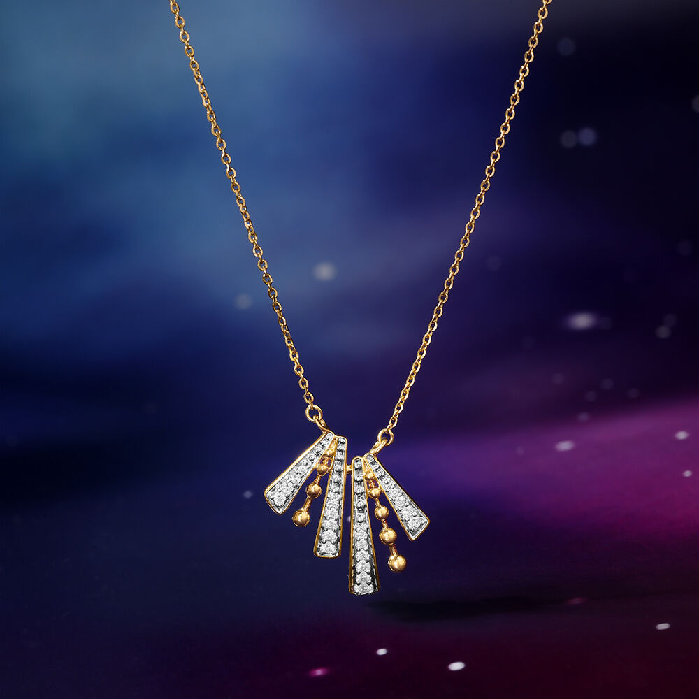 Sparkle Loop-Thru Necklace – Handmade on Venus