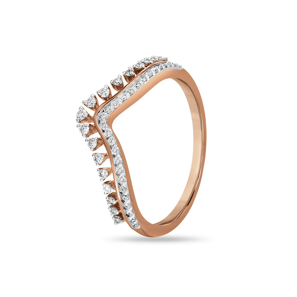 Buy Adjustable Vanki Rose Gold Diamond Ring Online - TheJewelbox – The  Jewelbox
