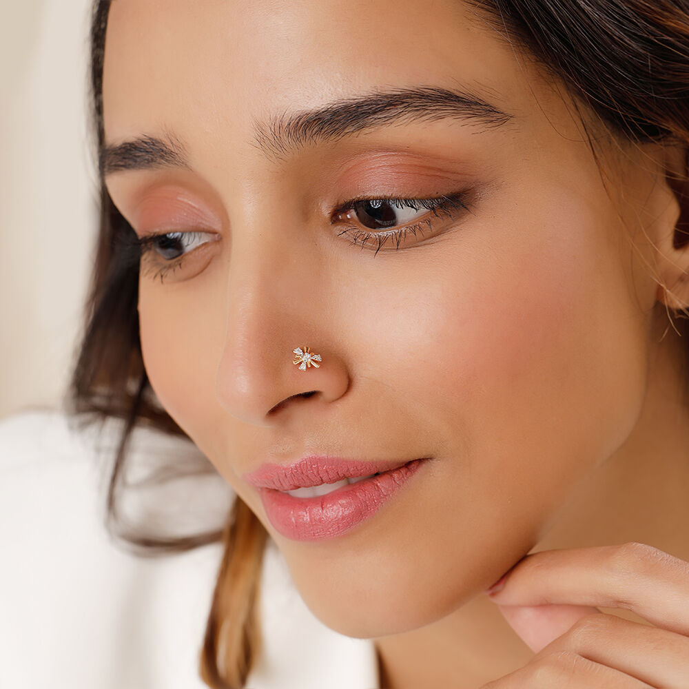 Nose Ring Jewelry: Buy Indian Nose Rings and Studs Online | Utsav Fashion