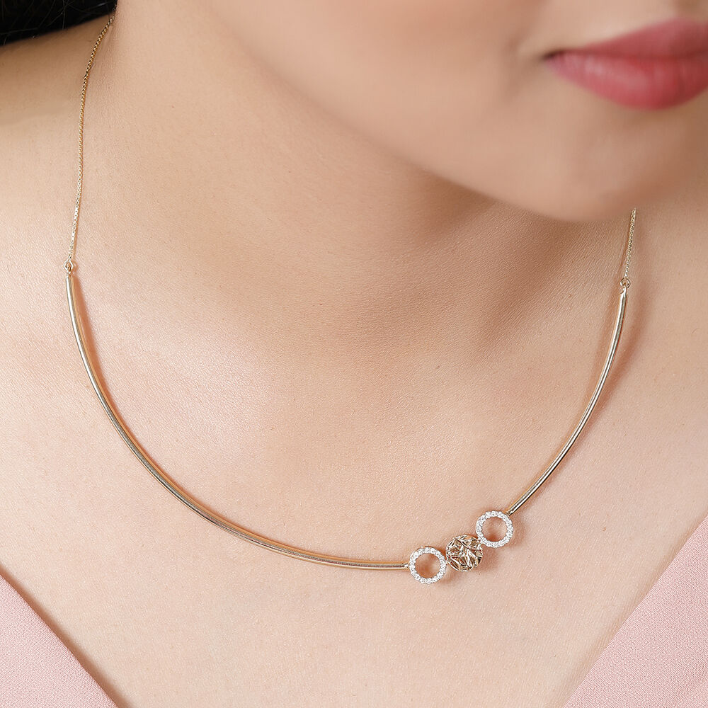 Gold Circle Necklace 3 Circle Necklace 14K Gold Fill Interlocking Circles  Delicate Infinity Gift for Sisters or 30th Birthday - Etsy